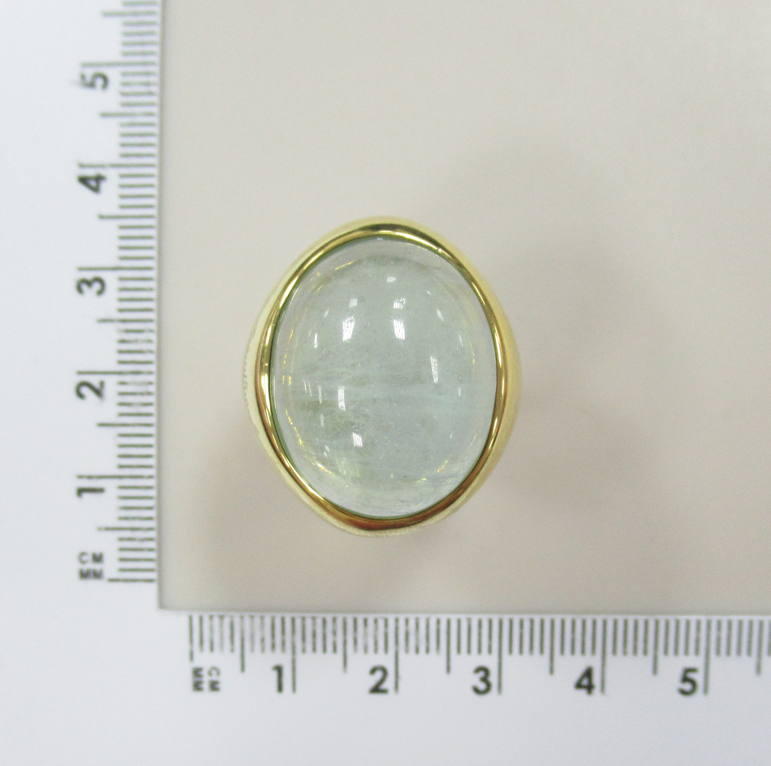 Серебряное кольцо с аквамарином